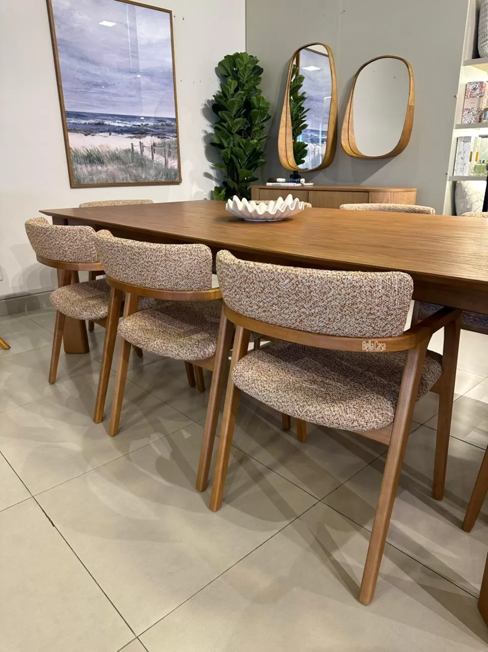 SILLA ARPA MADERA ALMENDRA  - Vista 3