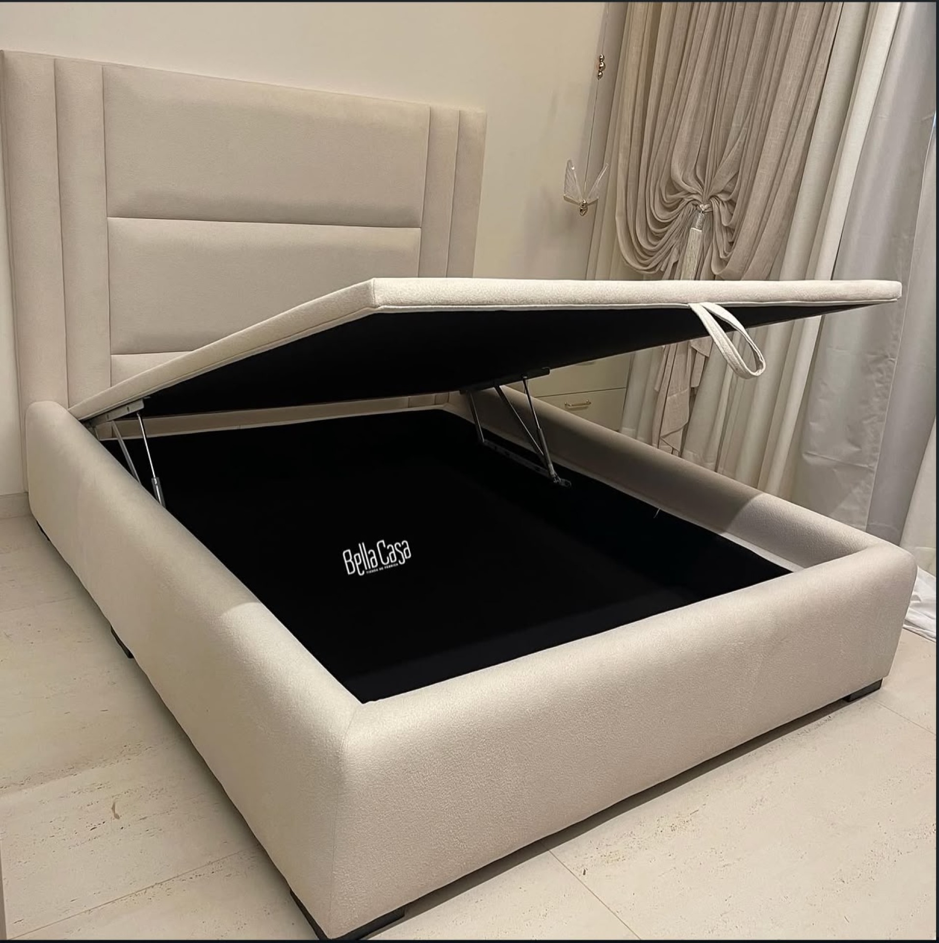 SOMMIER CON BASE BAUL C/ BORDE - Vista 2