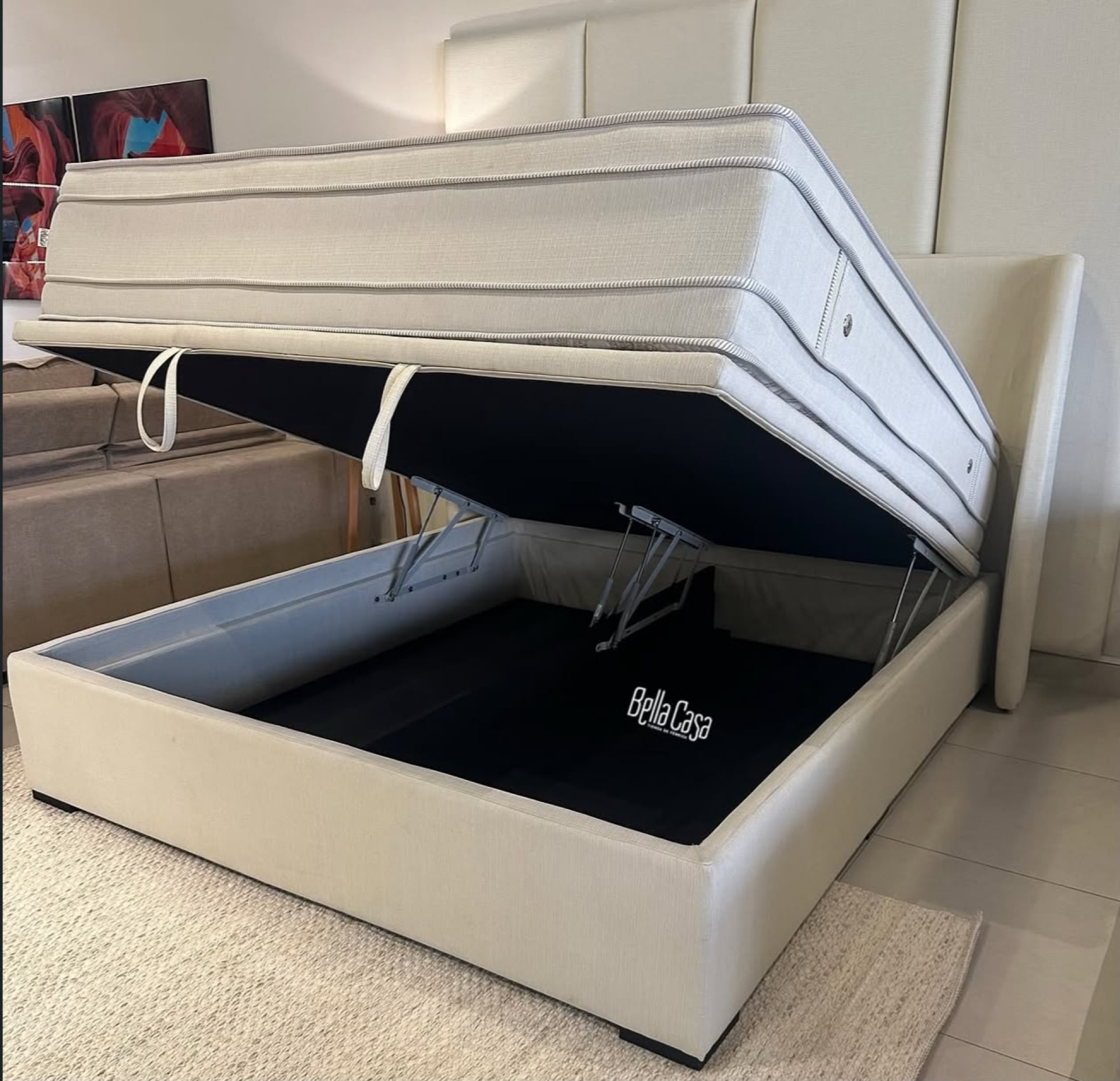 SOMMIER CON BASE BAUL C/ BORDE - Vista 5