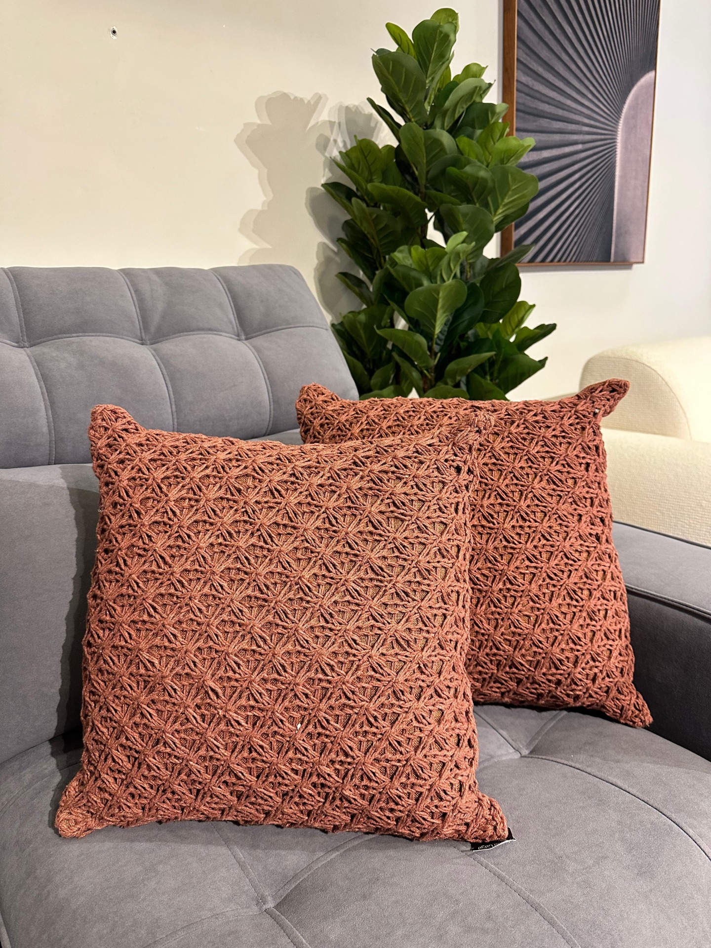 ALMOHADA DECORATIVA CROCHET 50X50 - Vista 2