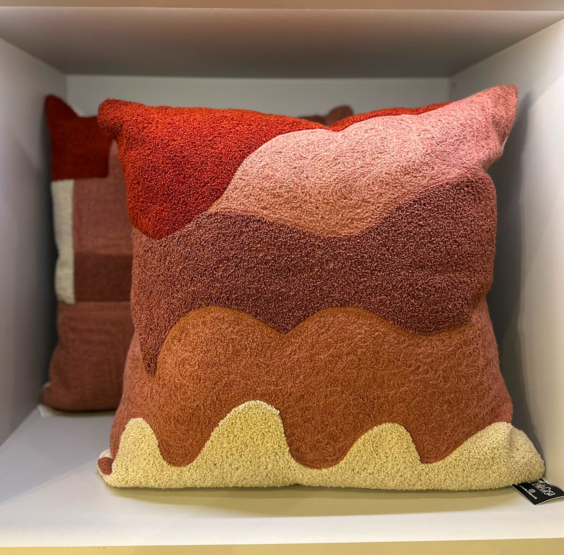 ALMOHADA DECORATIVA 52X52 TRAMADO EN BOUCLÉ - Vista 2